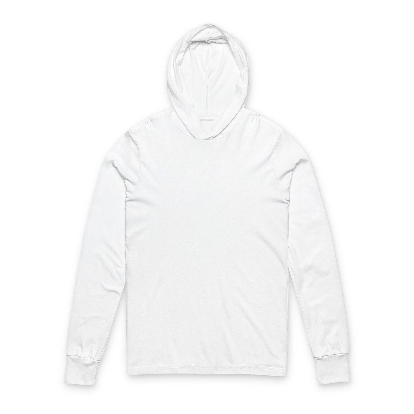 Hooded Long Sleeve Tee — Vintage Wave Graphic “I hope you find the waves”