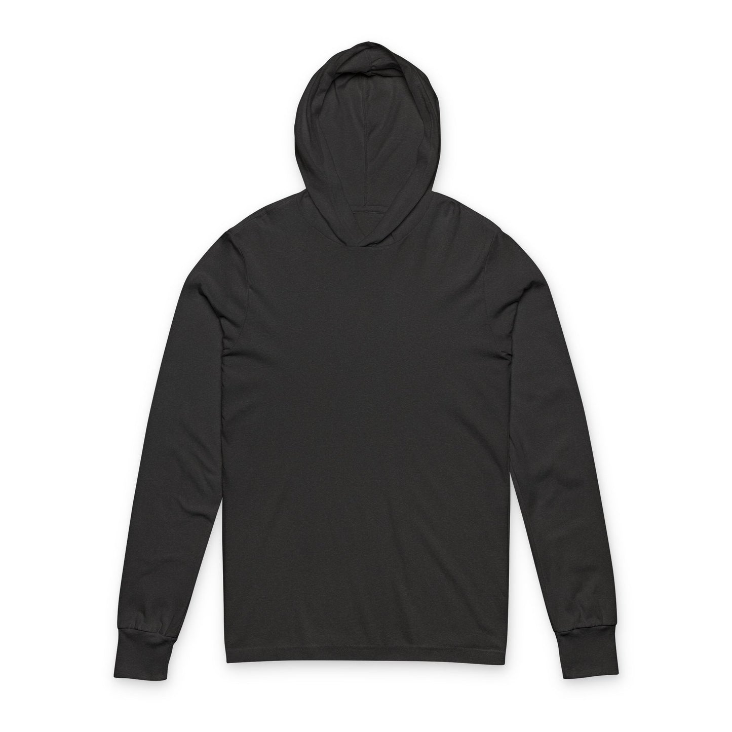 Hooded Long Sleeve Tee — Vintage Wave Graphic “I hope you find the waves”