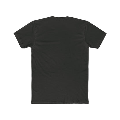 Optical Wave Tee — Blue Psychedelic Graphic Crew Shirt