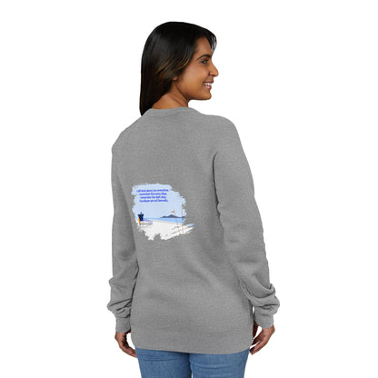 Coastal Reflection Raglan Sweatshirt — 'I Still Think About You Everytime'